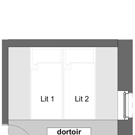 Privat bolig - Relais Randonneur - Capacite Max De 9 Personnes